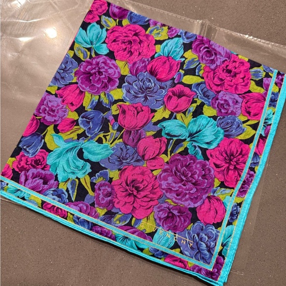 Givenchy Accessories - NWOT Givenchy Floral Patterned Bag or Neck Scarf 18x 18”